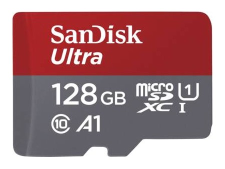 Ultra microSDXC 128GB 140MBsA1 Class 10 UHSI  SD Adapter